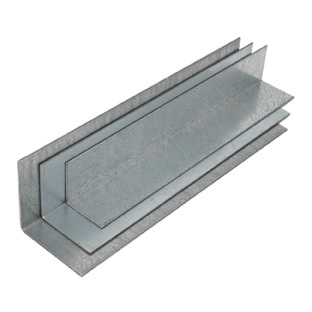 Stahl Winkel gekantet